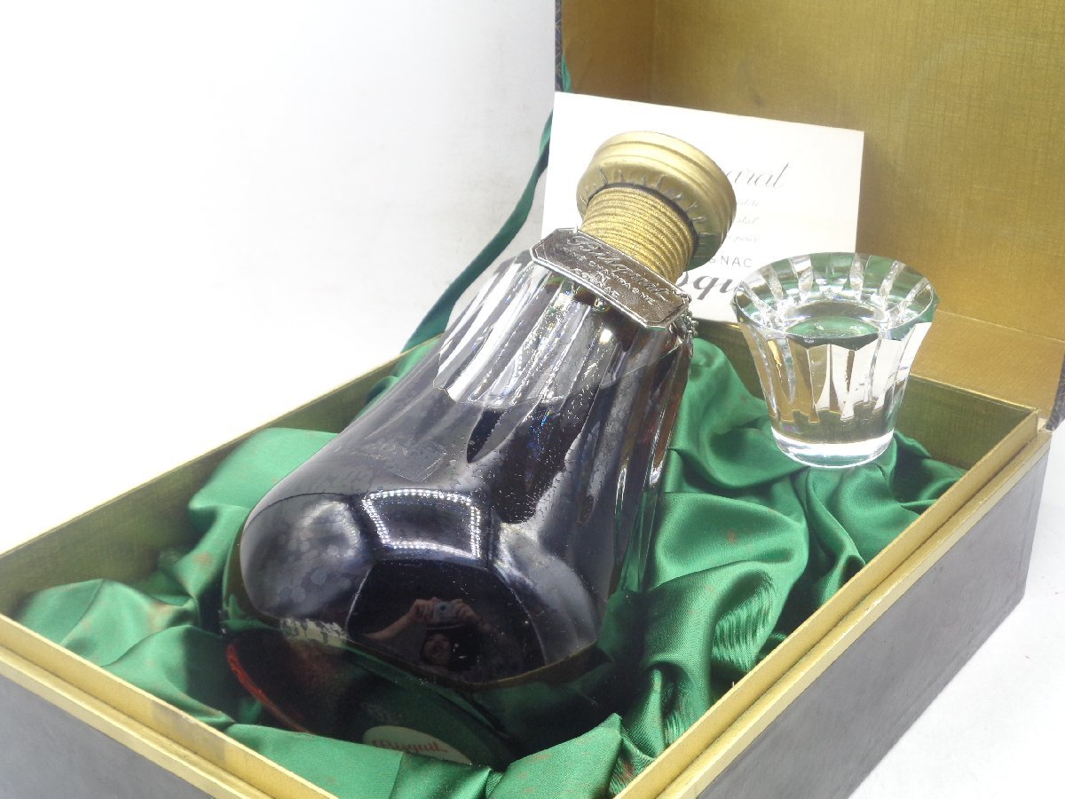 NO.16【古酒】 ビスキー ナポレオン コニャック バカラデキャンタ NO.16【古酒】 ビスキー ナポレオン コニャック バカラデキャンタ