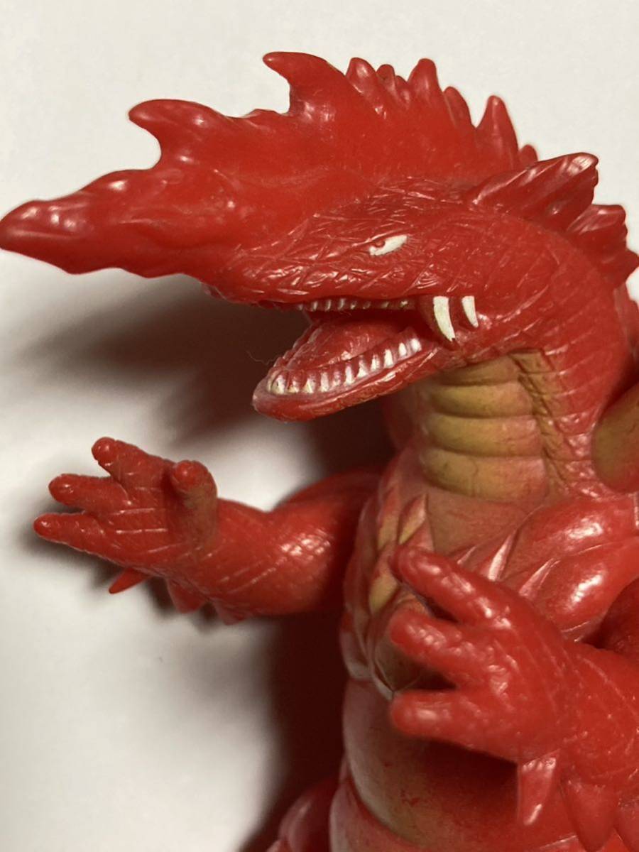 目立った傷や汚れなし】火炎怪獣フレムラー ソフビ 電光超人