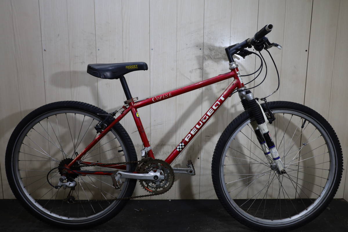 良品！PEUGEOT CADET 26型 TANGEクロモリ 21速 380mm MTBの落札情報