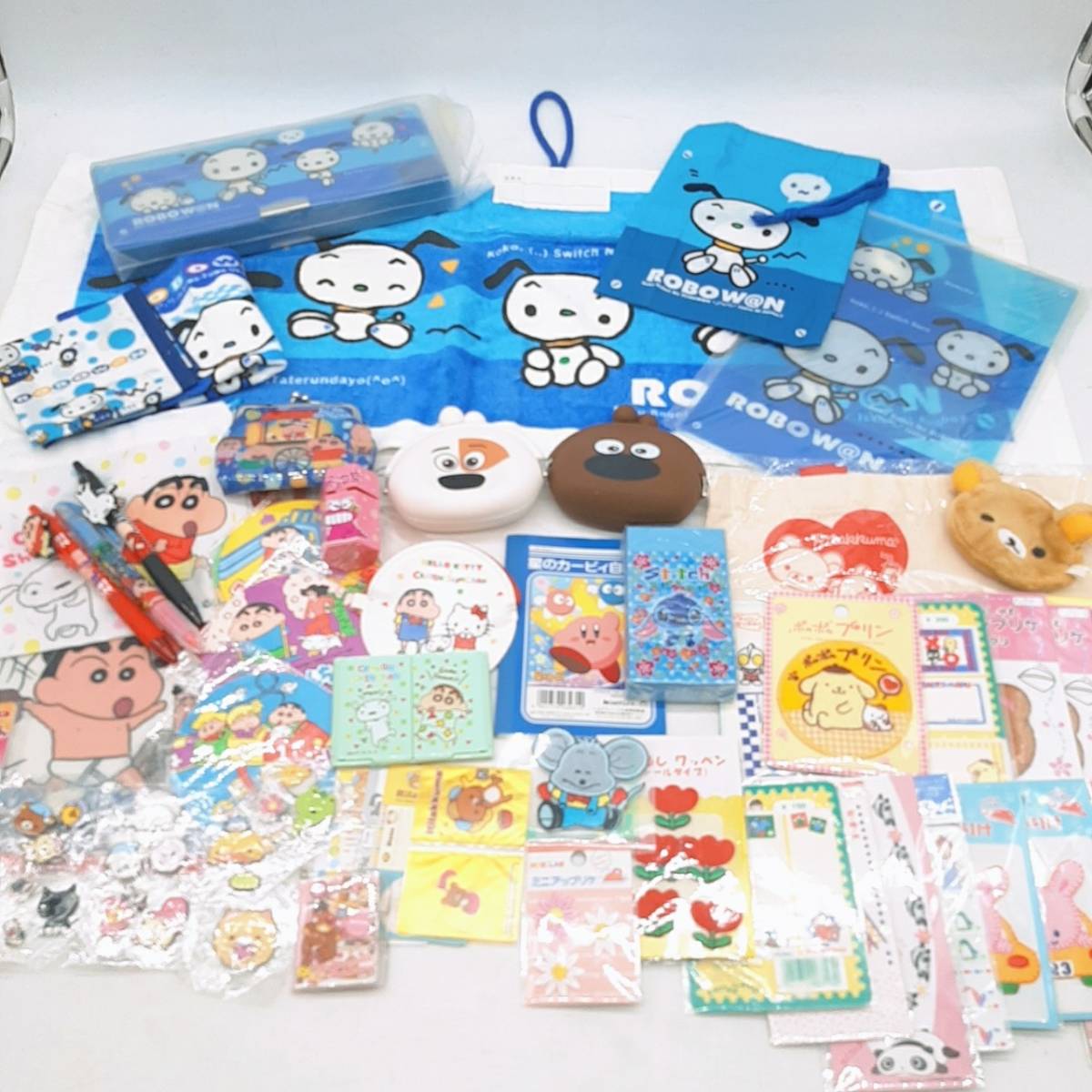 【傷や汚れあり】f152【1円スタート】 サンリオ ロボワン ROBOWAN クレヨンしんちゃん リラックマ キティちゃん グッズ 文具 雑貨 ...