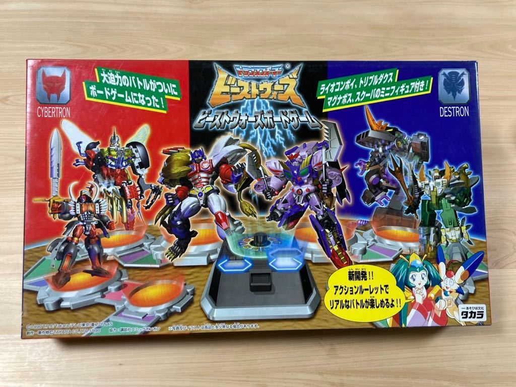 【未使用】タカラ 未使用 新品1990年代 当時物 タカラ トランスフォーマー ビーストウォーズ ボードゲーム ( Vintage