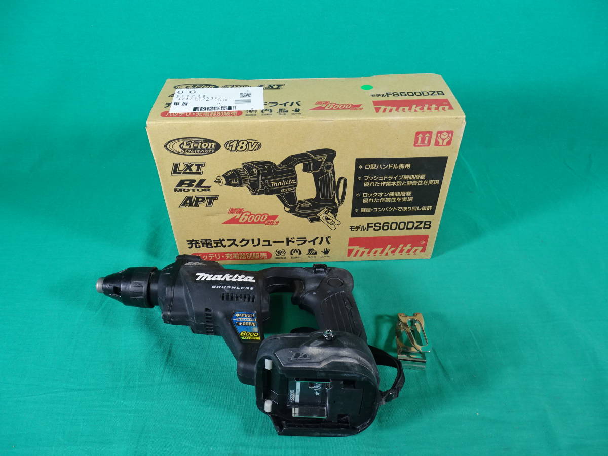 【傷や汚れあり】43/Д233★makita/マキタ 充電式スクリュードライバー FS600D★18v★バッテリー、充電器別売りの落札情報詳細 ...