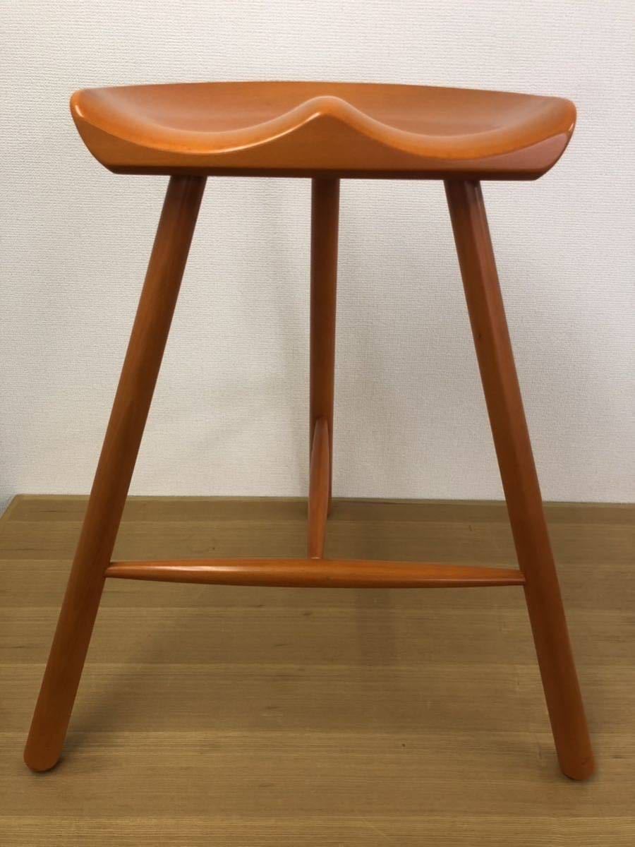栗材スツール　高さ60cm　丸椅子　stool ほぞ組】木製スツール 高さ35cm 丸椅子 stool 椅子（チェアー