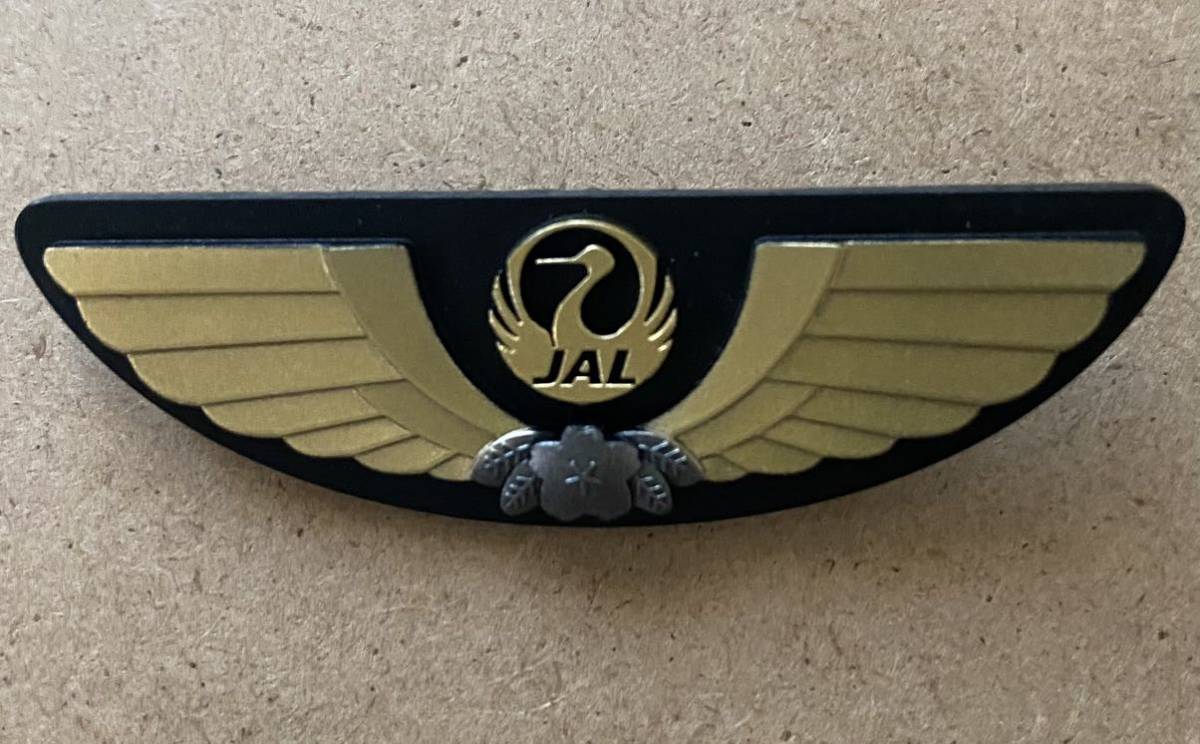 本物 JAL パイロット ウィングバッチ 飛行機 バッチ 日本航空