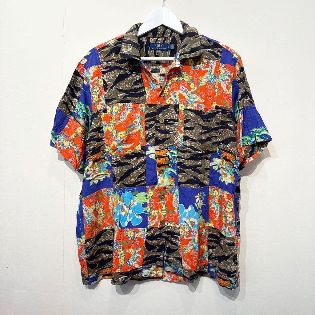 ラルフローレン　パッチワーク　アロハシャツ ラルフローレン パッチワーク アロハシャツ ポロ ラルフローレン