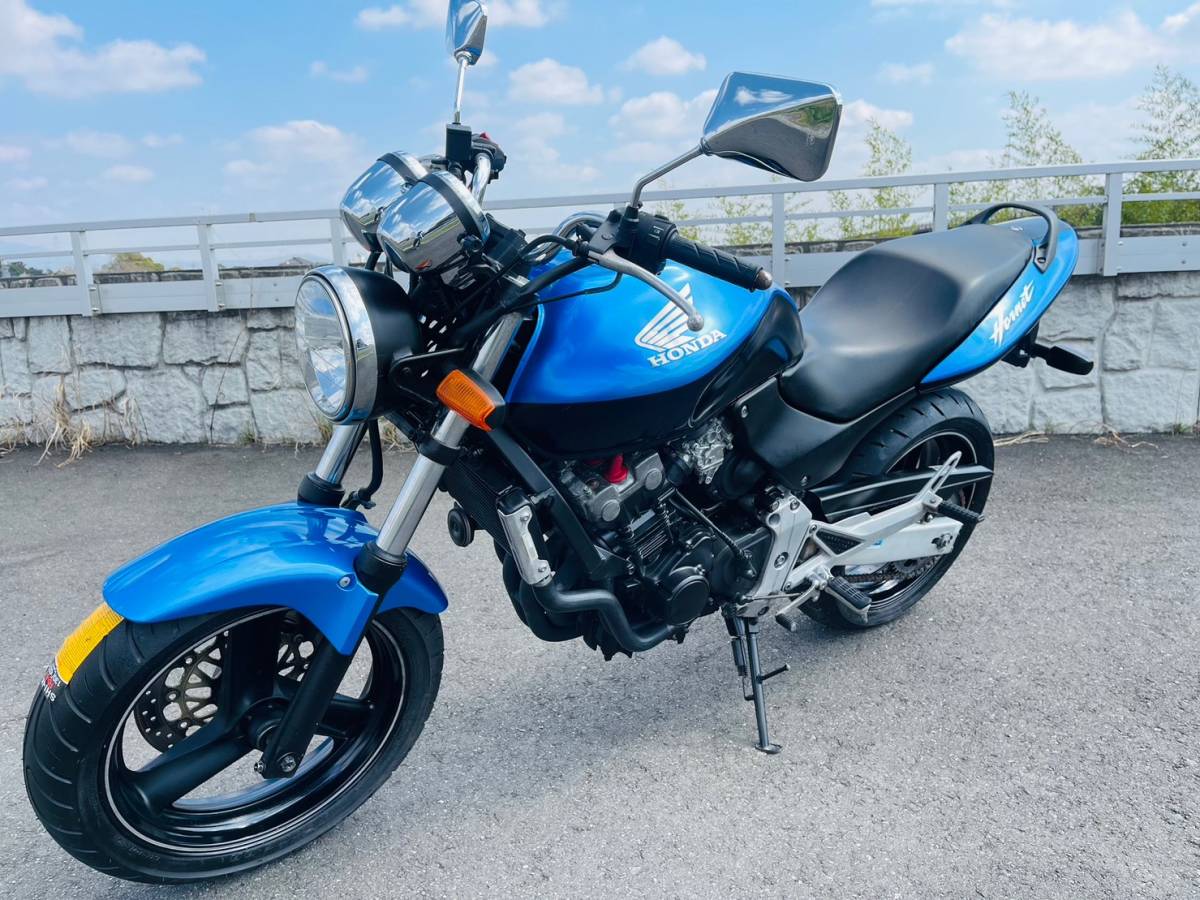 ホンダ ホーネット250 MC31 青／黒 14，768km 簡易整備・オイル交換済