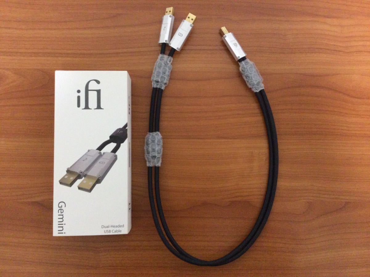 【目立った傷や汚れなし】USBデュアルケーブル ifIオーディオ Gemini 0.7mの落札情報詳細 ヤフオク落札価格検索 オークフリー