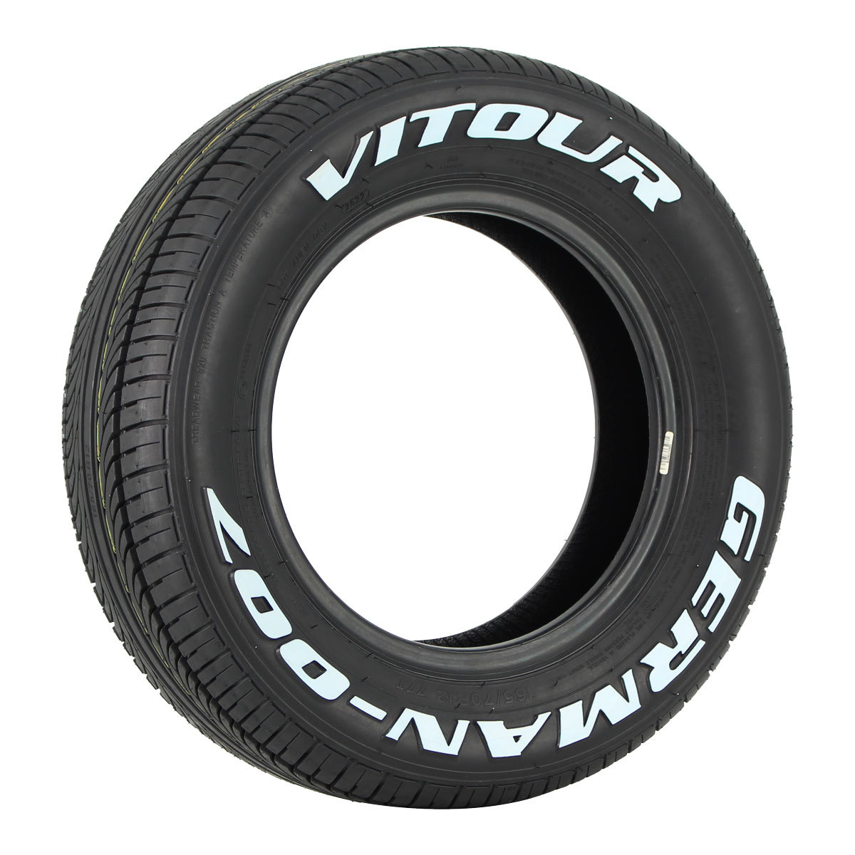 未使用】【ホワイトレタータイヤ】新品未使用品！ 165/70R12 VITOUR 4