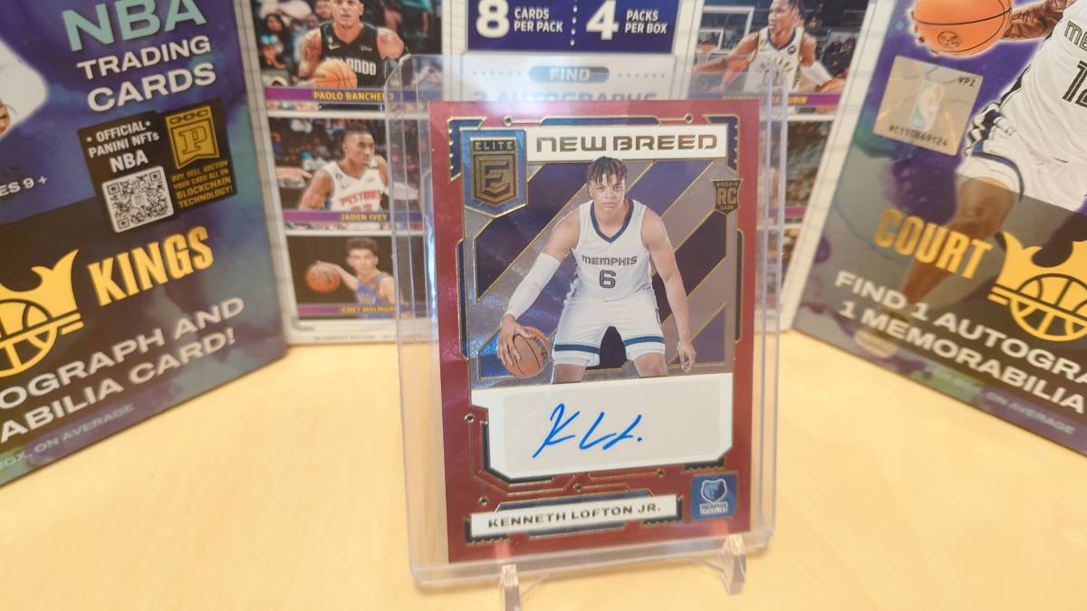 【未使用に近い】202223 PANINI DONRUSS ELITE BASKETBALL LOFTON JR. (ケネス