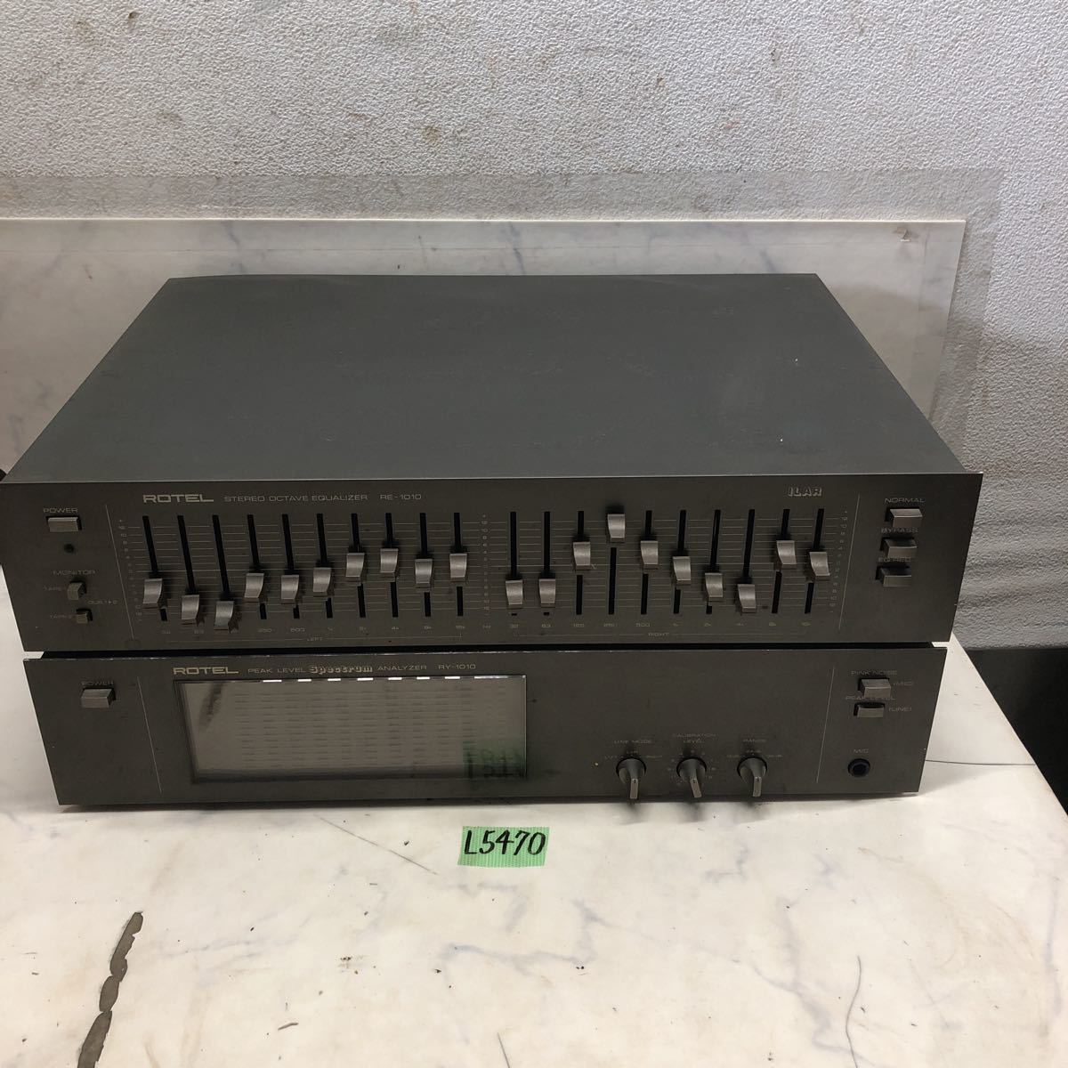 傷や汚れあり】(L5470) 2台 ROTEL RY-1010 /RE-1010 スペクトラム