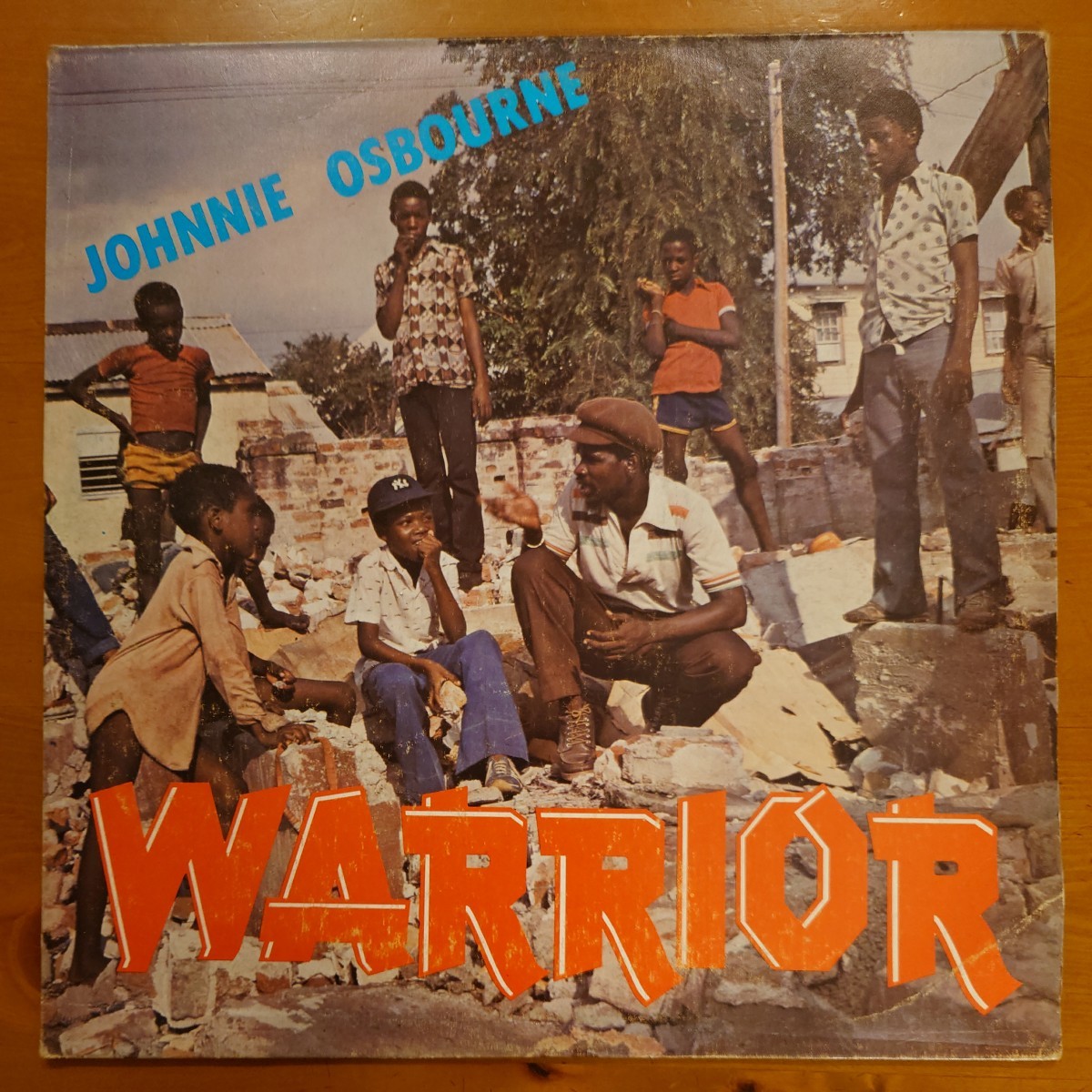 やや傷や汚れあり】LP Johnny Osbourne / Warrior / Techniques