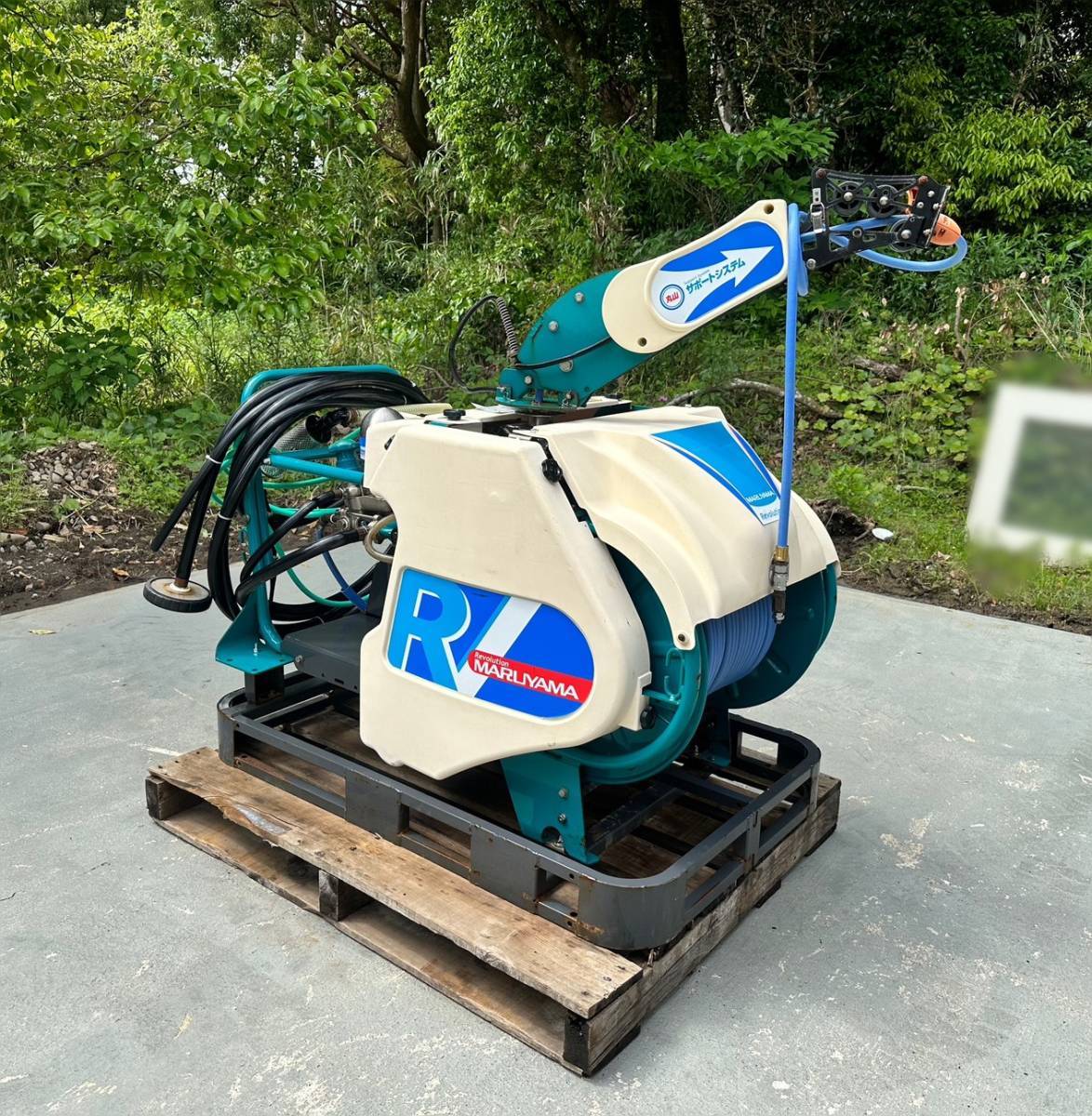 丸山製作所　ラジコン動MSA413R3-2Mリモコン付き●動作確認済み動力噴霧器 丸山製作所 自走ラジコン動噴 MSA413 R3-K 6馬力 動力噴霧機 【簡易