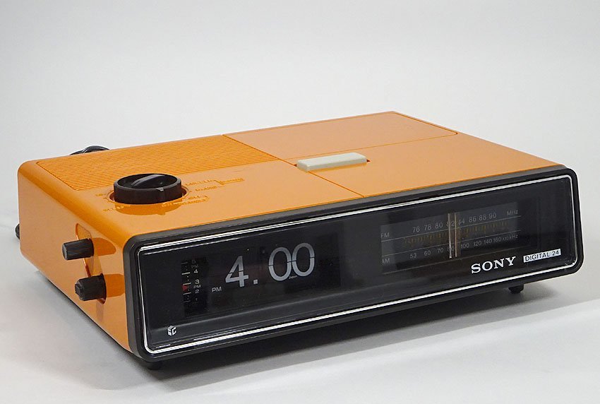 SONY パタパタ時計付きラジオ デジタル24 ICF-C230 昭和レトロ