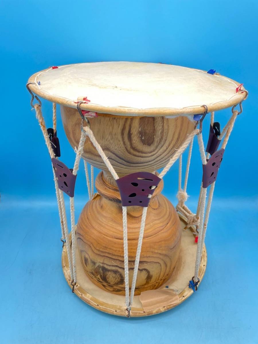 韓国太鼓 チャンゴ/チャング バチ、ケース付 韓国太鼓 チャンゴ