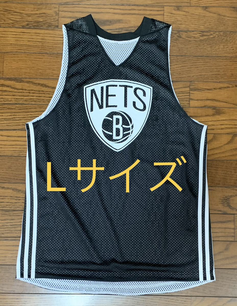 Brooklyn 美味く Nets ベースボールシャツ Lサイズ