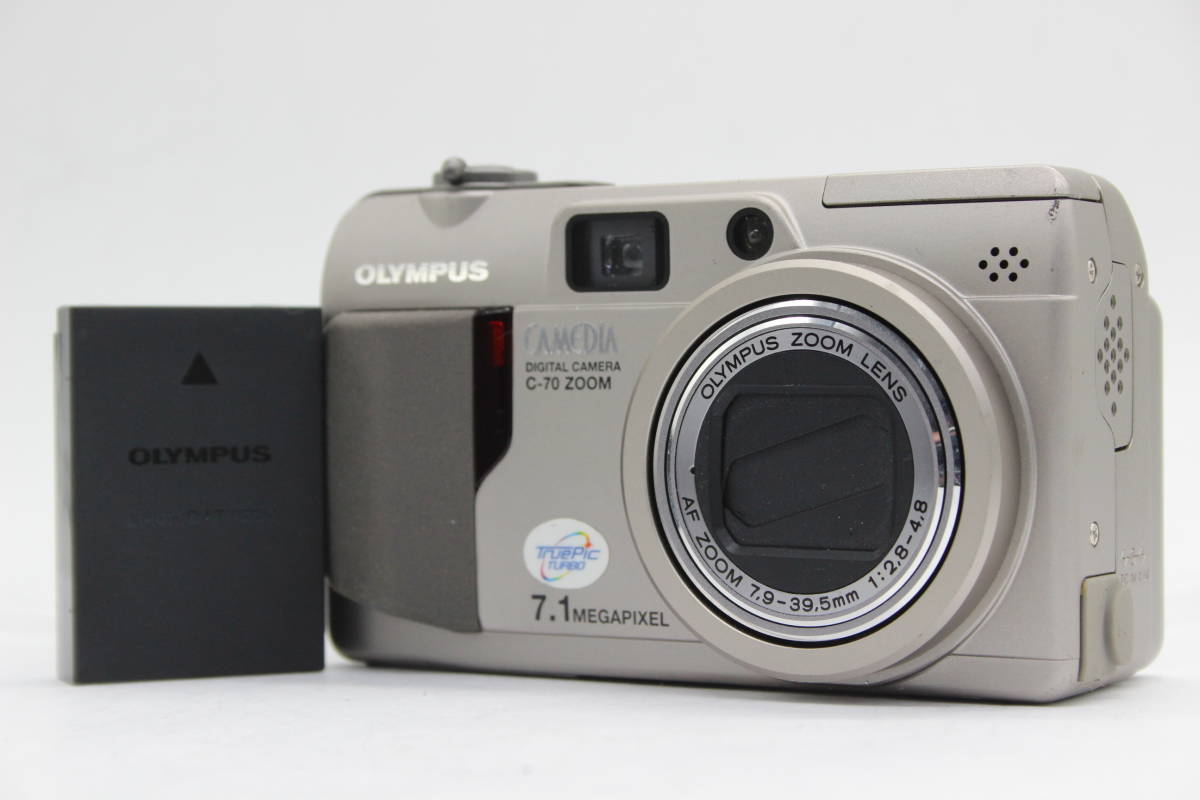 【傷や汚れあり】【返品保証】 オリンパス Olympus CAMEDIA C70 Zoom AF 5x バッテリー付き コンパクトデジタル