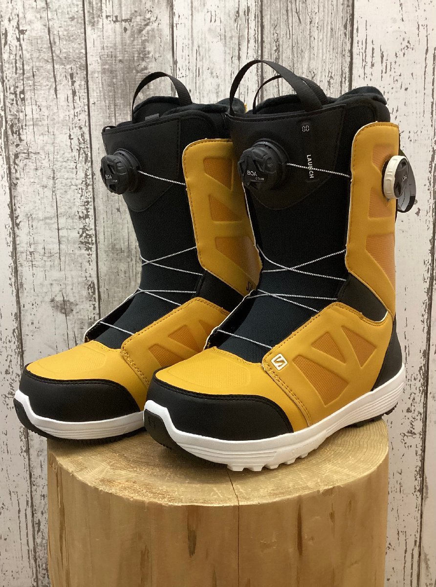 新品未使用】SALOMON サロモンスノーボードブーツ BOA子供用 20cm