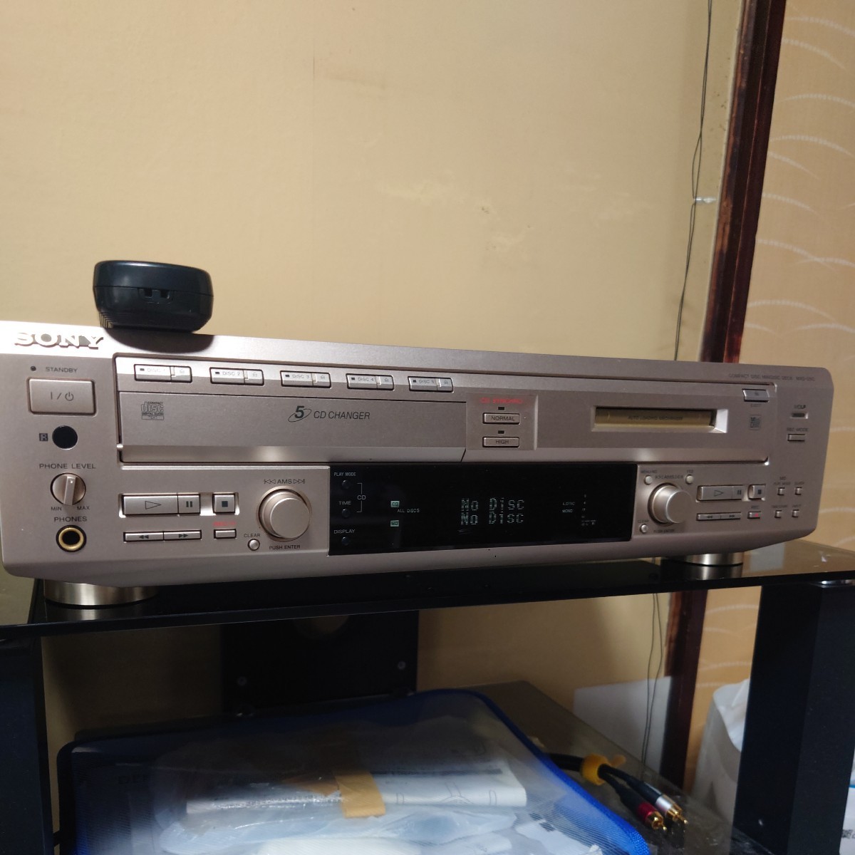 SONY MXD-D5C ソニー 5CDチェンジャー/MDデッキ プレーヤー