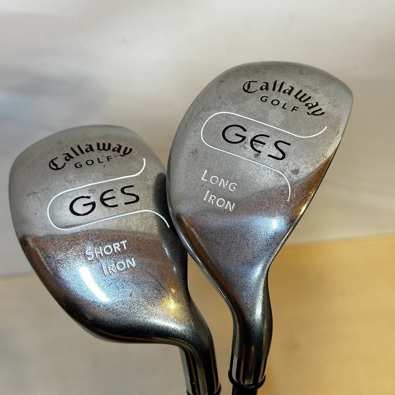 【やや傷や汚れあり】Callaway GES レディスアイアン2本セット SHORT IRON＆LONG IRON 初心者向け ゴルフクラブ