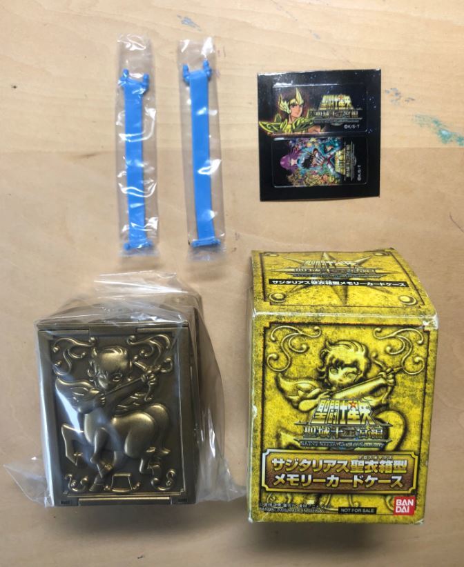 非売品  聖闘士聖衣神話 サジタリアス 聖衣箱 射手座 メモリーカードケース 非売品 3個 聖闘士聖衣神話 サジタリアス 聖衣箱 射手座