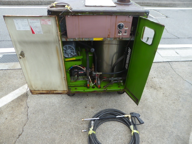 温水高圧洗浄機 初田工業 HCA-3000SA-TP1 実働美品 中古 200V/50Hz
