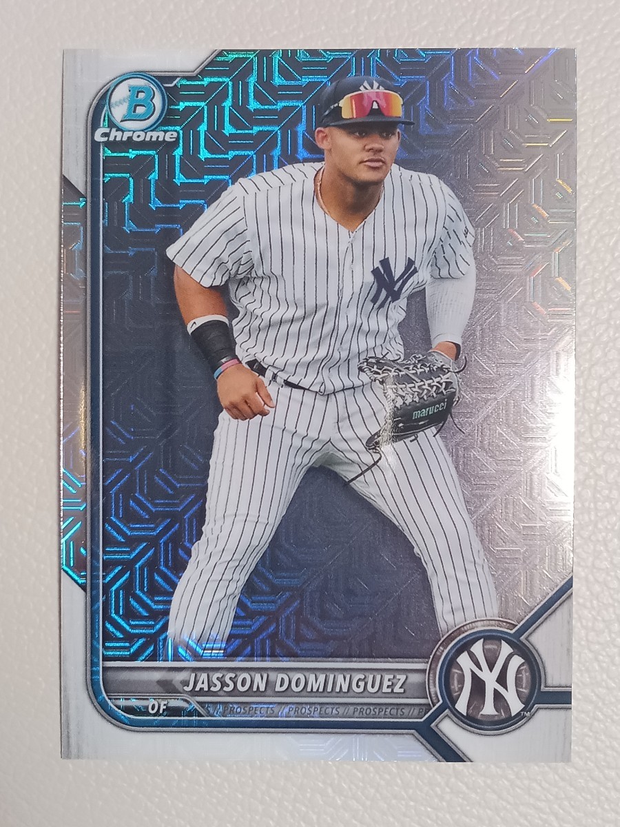 ジェイソンドミンゲス 直筆サイン topps chrome 2024 MLB 【公式通販】