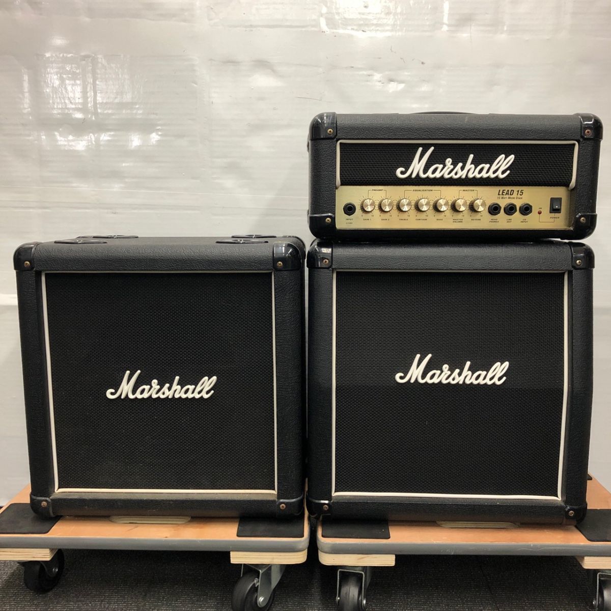 Marshall 3段積み マイクロスタック MG15HCFX(MG15CFXMS Marshall 3段積み マイクロスタック MG15HCFX(MG15CFXMS