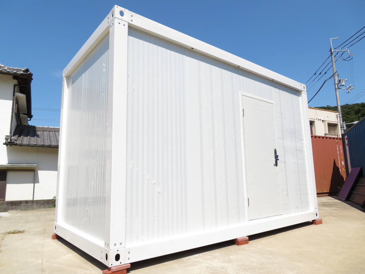 5.5坪 2倍ユニットハウス プレハブハウス 折り畳式 拡張ハウス 仮設事務所