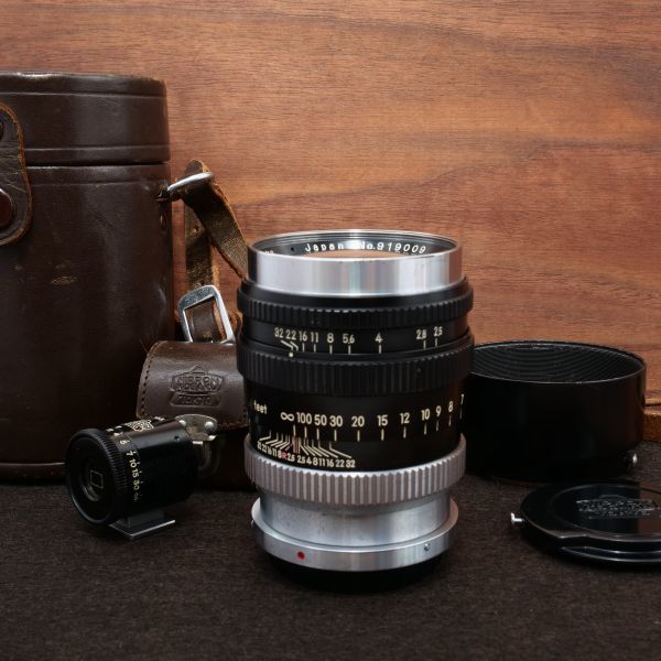 Objectif Nippon Kogaku Nikkor-S Auto 5cm F/2 6 Lames - Pour Nikon F - Vintage