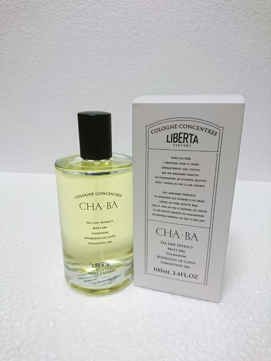 【未使用に近い】リベルタ パフューム LP コロン コンサントレ チャバ 100ml LIBERTA PARFUM CHA BA