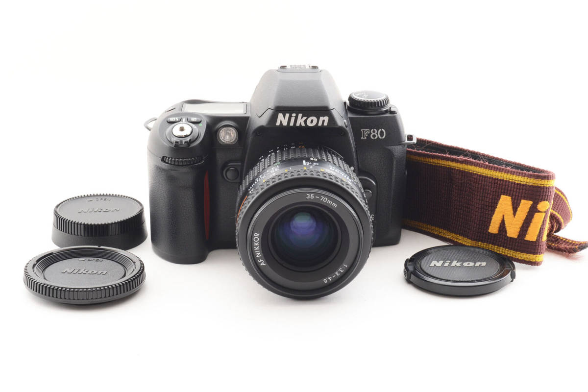 【目立った傷や汚れなし】[良品/作例あり]Nikon F80 35mm Film Camera Body ＆ AF 3570mm f3.3