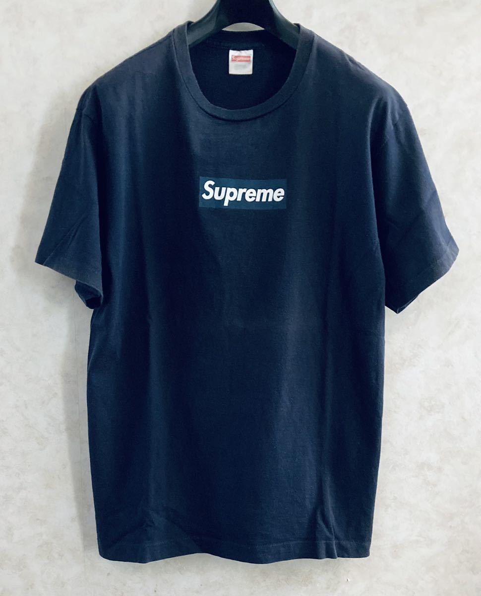 Supreme Bling Logo Tee Navy (USED)