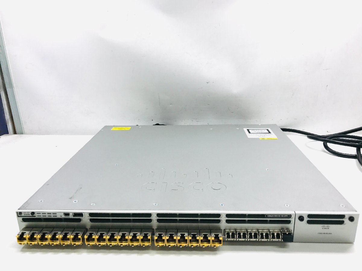 【傷や汚れあり】★Cisco シスコ ANATEL KCCREMTNYWSC3850 スイッチ Catalyst 3850 xs