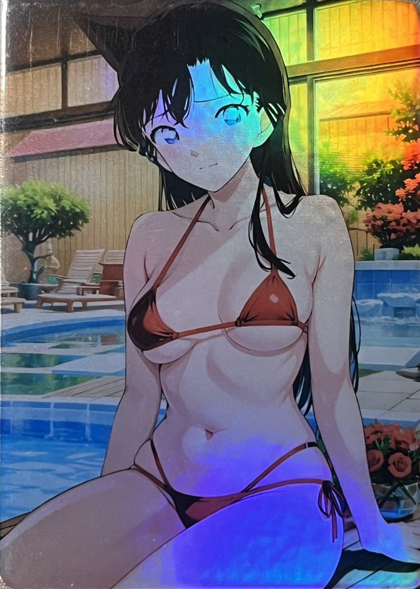 目立った傷や汚れなし】名探偵コナン：毛利蘭 イラスト オリジナル
