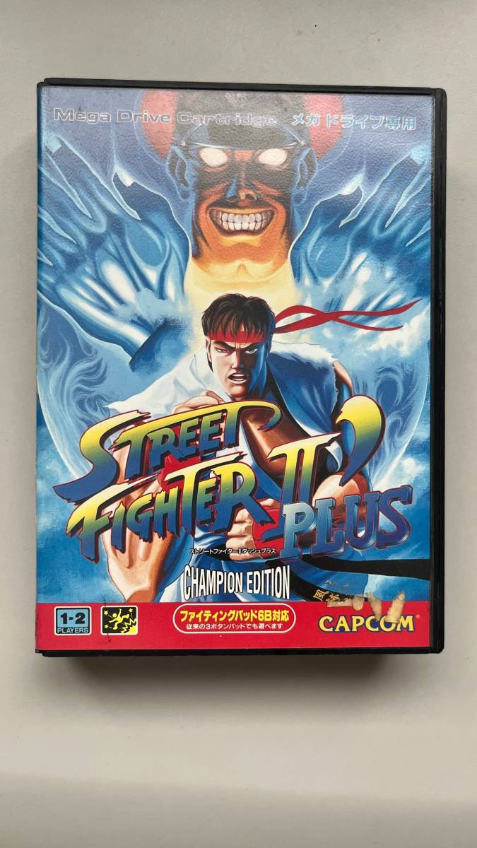 【傷や汚れあり】メガドライブ ストリートファイターⅡダッシュプラス STREET FIGHTER Ⅱ' PLUS Mega