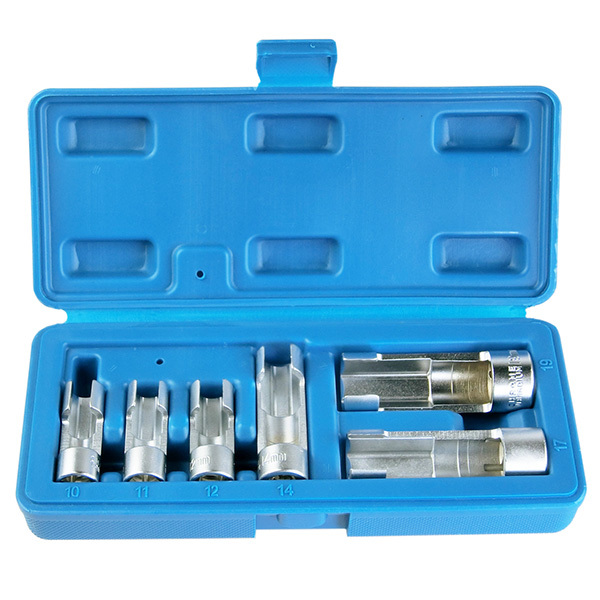 【未使用】6pcフレアナットソケットセット 10mm 11mm 12mm 14mm 17mm 19mm B114の落札情報詳細 ヤフオク