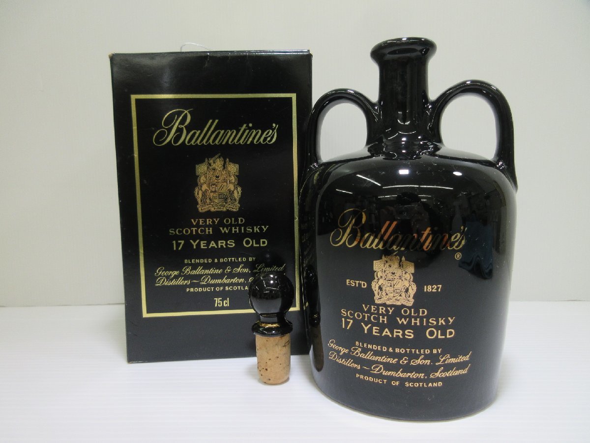 ☆未開栓 箱付き Ballantines バランタイン17年☆容量750ml/アルコール