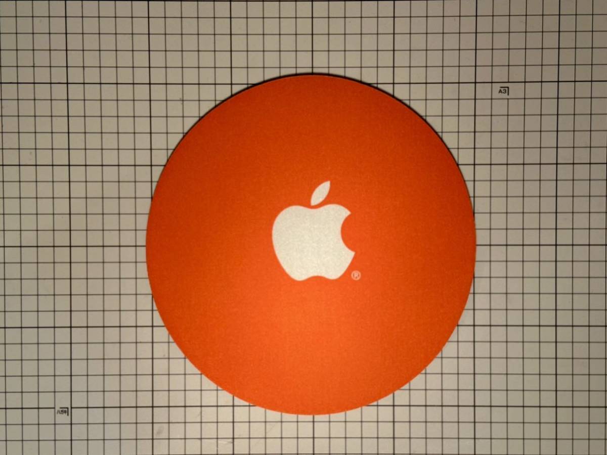 【未使用】非売品 『Apple mouse pad』アップル マーク マウスパッド デッドストック Apple Computer アップル