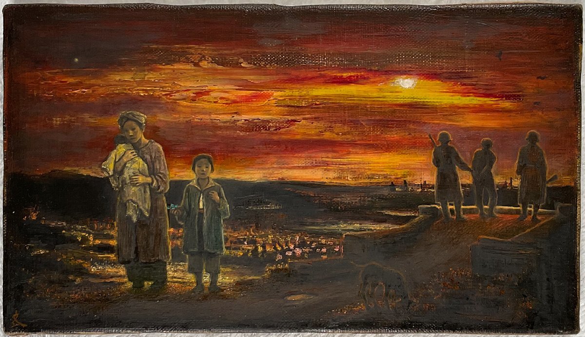 山口高曲芸師F10号