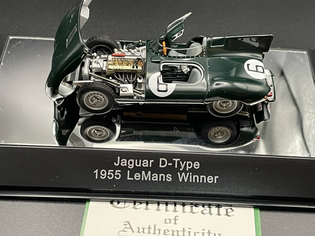 未使用に近い】希少モデル AUTO ART 1/43 JAGUAR D-TYPE LEMANS 24