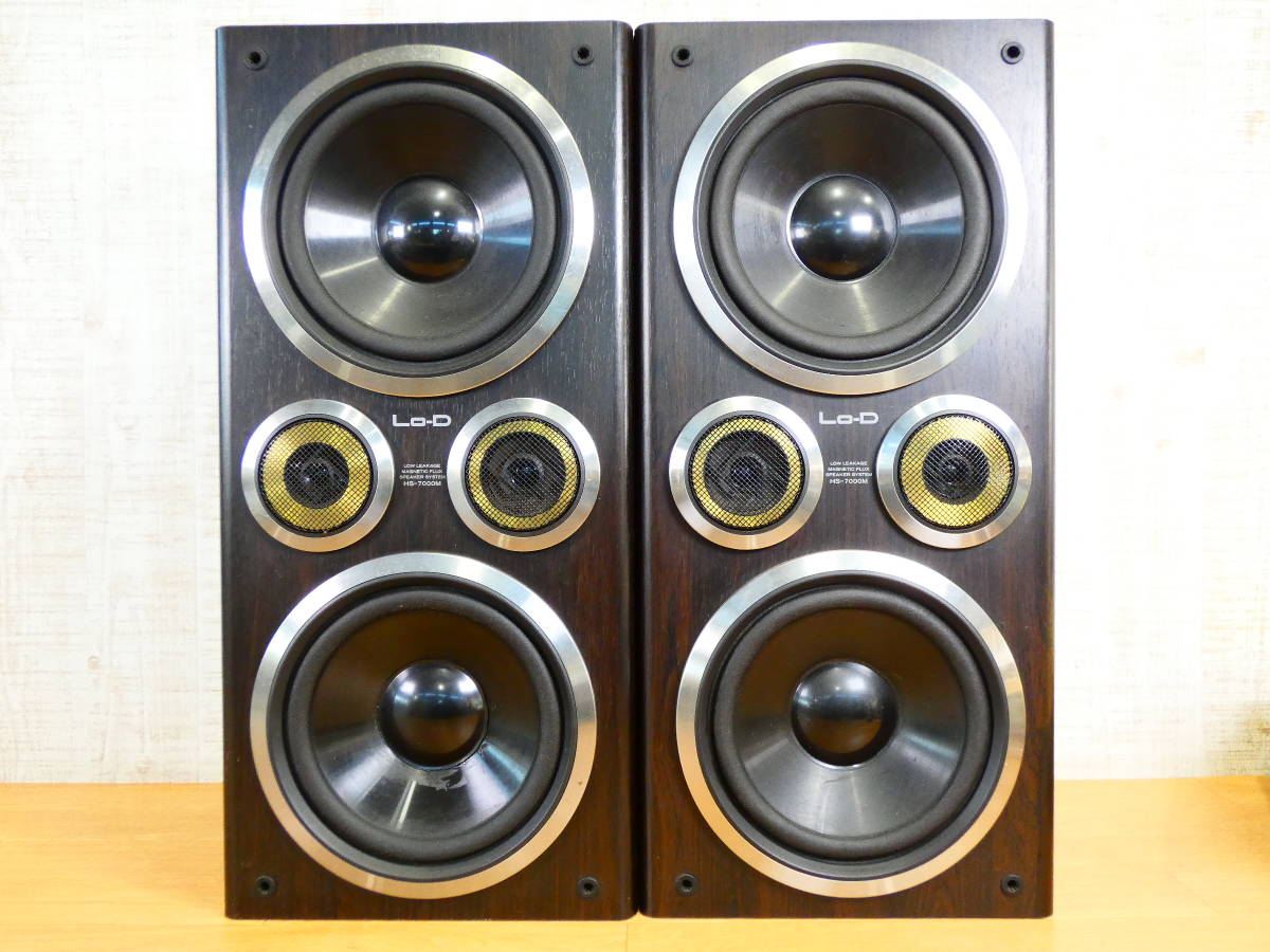 日立 Lo-D ローディ HS-7000M 3Wayスピーカー ペア HITACHI Lo-D 3ウェイスピーカーシステム HS-7000M ペア 日立