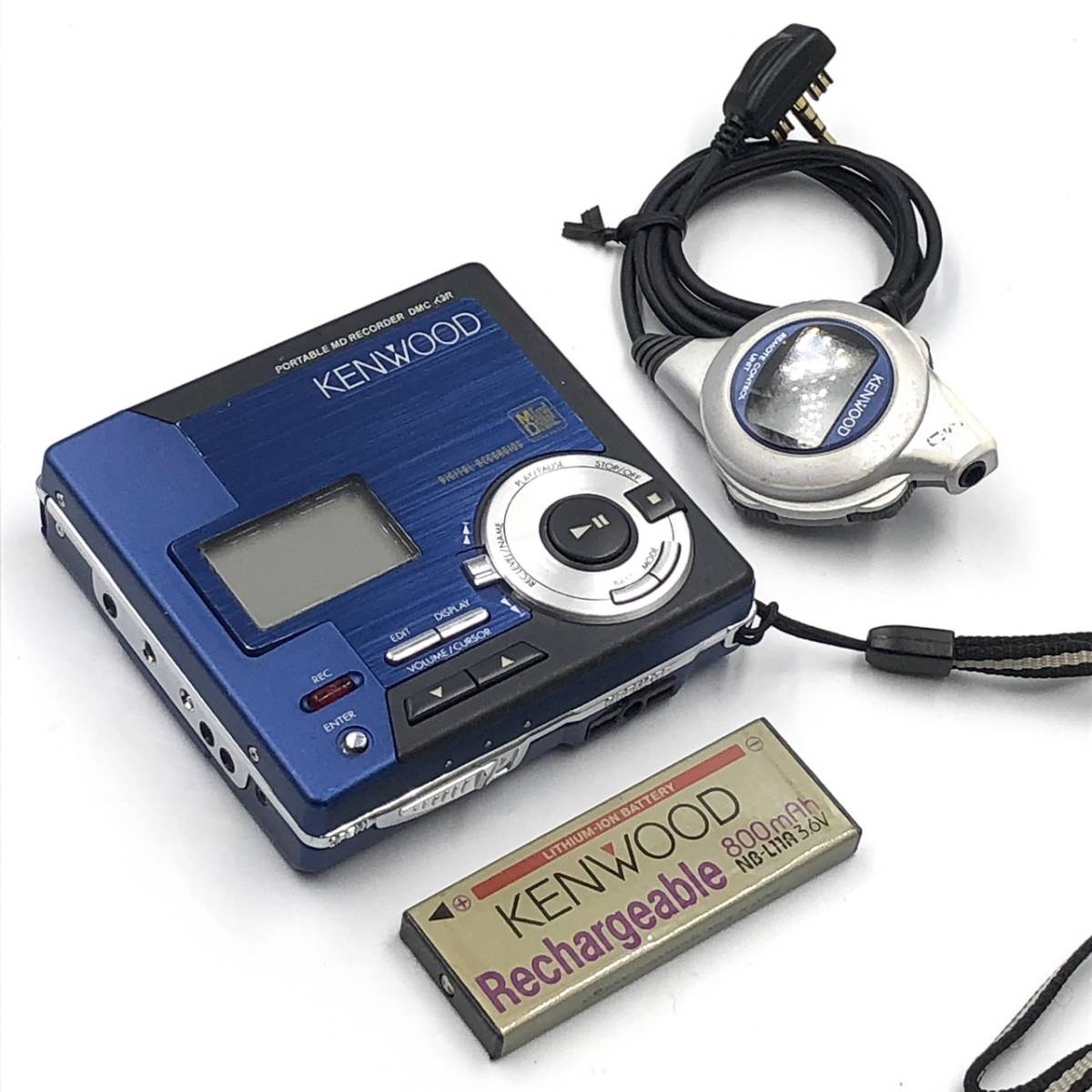 KENWOOD ケンウッド ポータブルMDレコーダー DMC-M7R 動作確認済