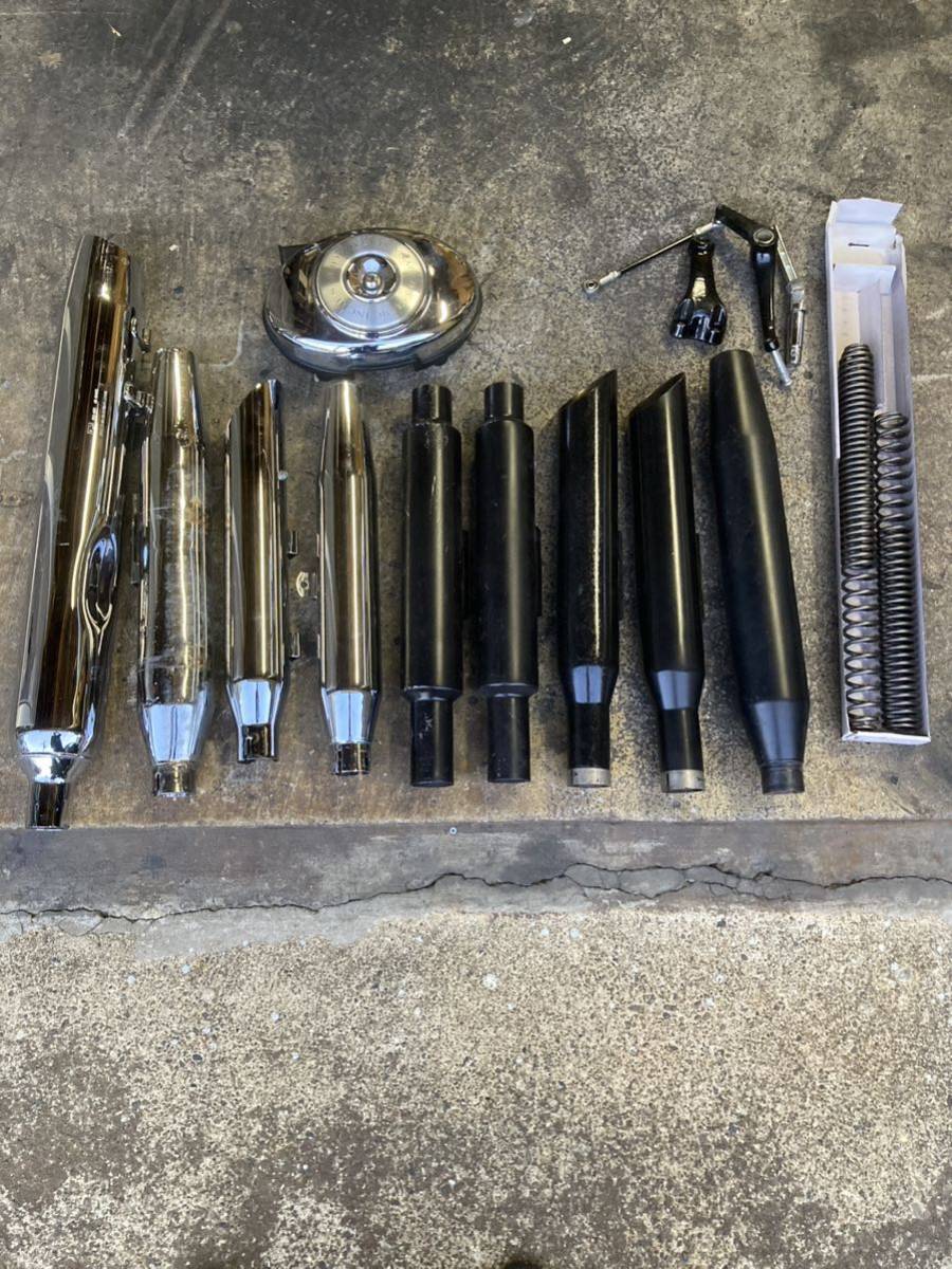 ハーレー ダビッドソン 北米 純正 マフラー ダイナ FXD パンチアウト