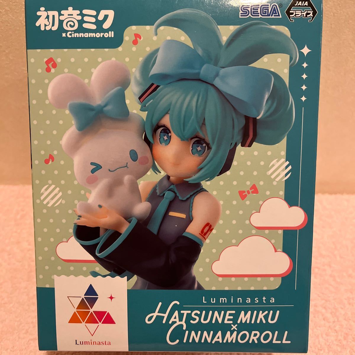 3点セット 初音ミク シナモロール Luminasta ちょこのせ フィギュア
