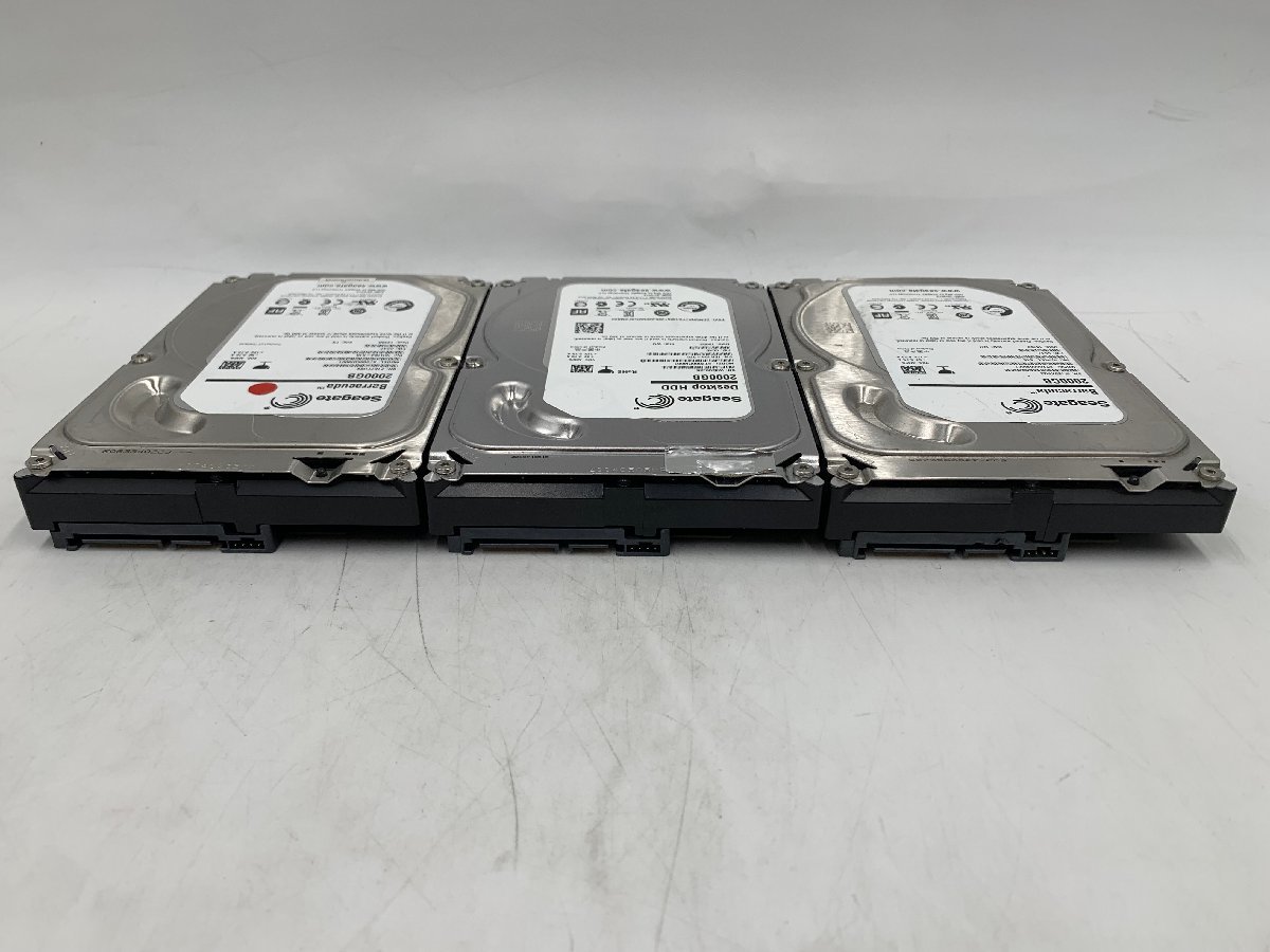 Seagate HDD 3台セット 動作確認済み 動作確認済SEAGATE製 3.5インチ