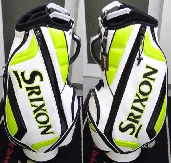 Srixon キャディバッグ ホワイト/イエロー GGC-S166 新品　未使用 SRIXON スリクソン ゴルフ キャディバッグ GGC-S166 : カスカワ