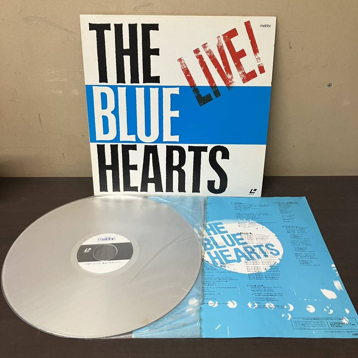 やや傷や汚れあり】[2-148]THE BLUE HEARTS LIVE! 1987 7.4 日比谷野外