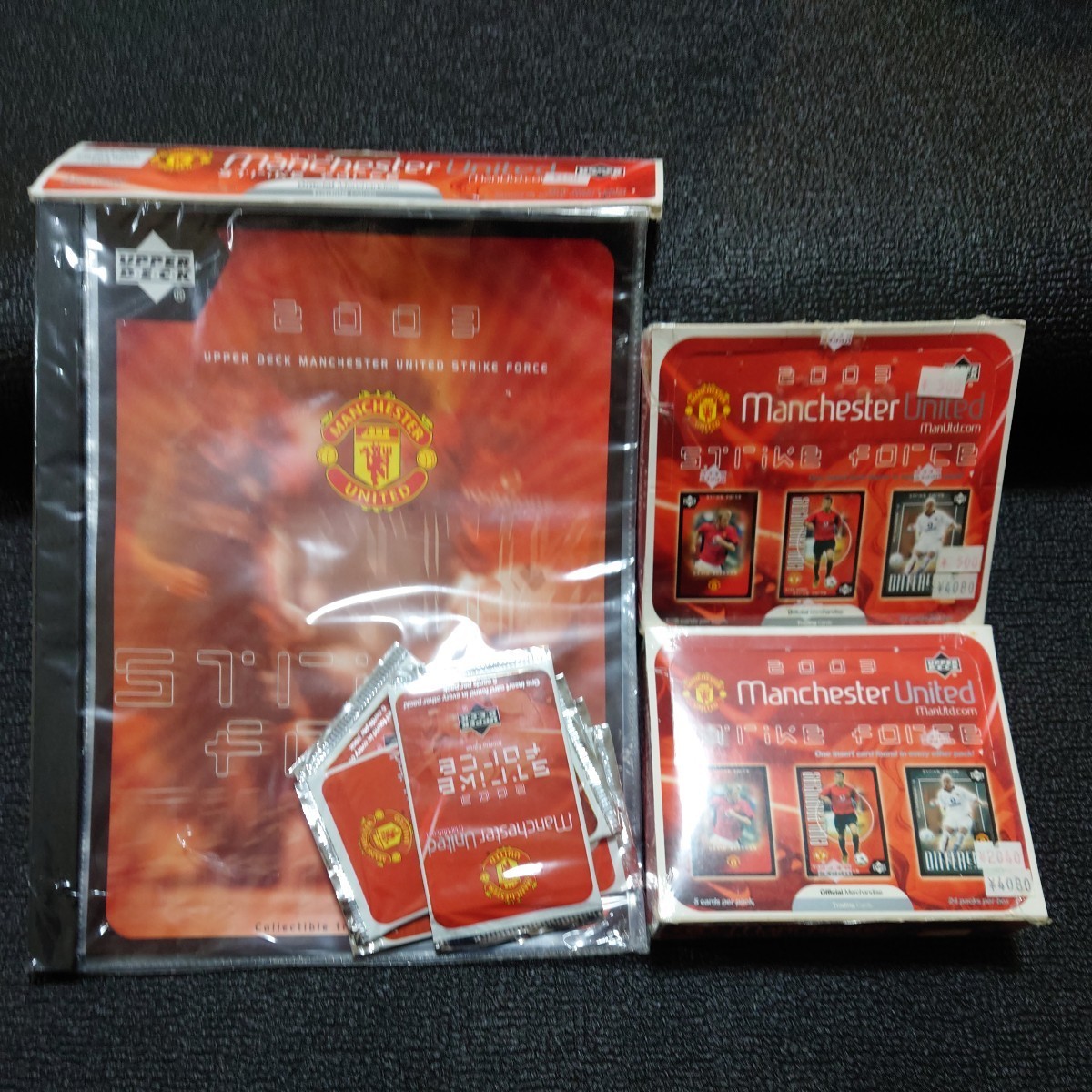 【未使用】Manchester United トレカ 2003 未開封 カード ボックス コレクションアルバム マンチェスター ユナイテッド