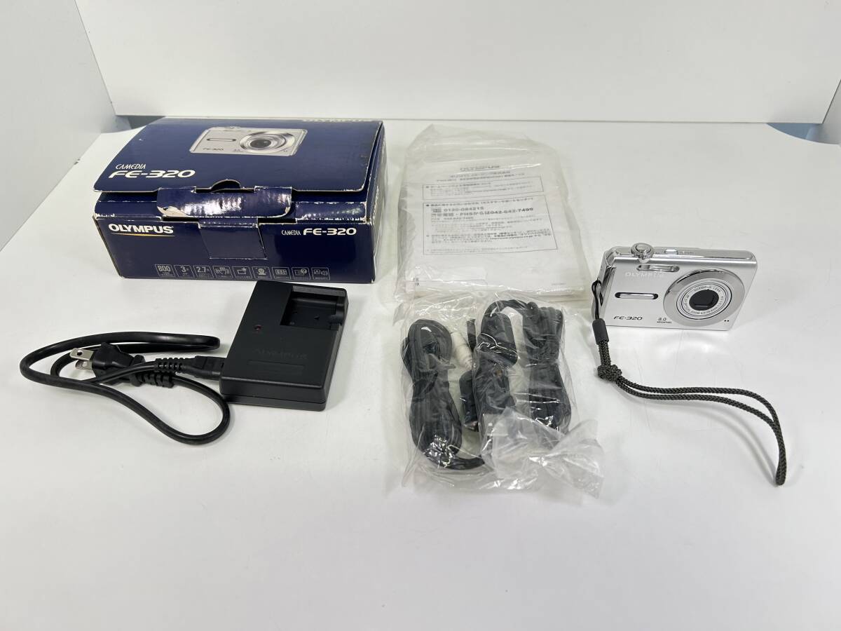 【傷や汚れあり】0602104 0964【1円スタート】 カメラレンズ オリンパス OLYMPUS CAMEDIA FE320 AF 3X