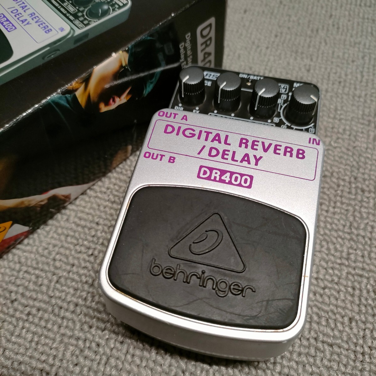 【傷や汚れあり】【送料無料/即決】 BEHRINGER DR400 DIGITAL REVERB / DELAY ベリンガー リバーブ